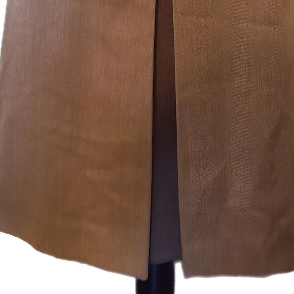Saks 5th Ave | Vintage Brown A-line Pleated Skirt, Made in Italy, Size L (12-14) - Picture 5 of 8